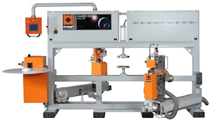 Кромкооблицовочный автоматический станок для криволинейных деталей MAGGI ENGINEERING Edging System Galileo  